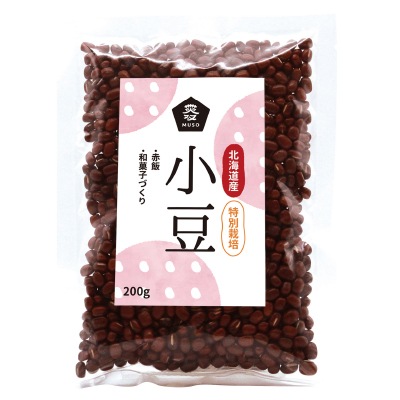 (ムソー)国内産特別栽培・小豆200g