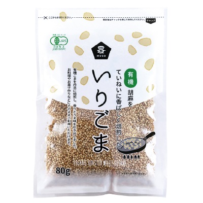 (ムソー)有機いりごま・白80g