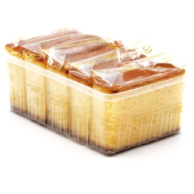 (ノースカラーズ)オーガニック小麦の蜂蜜カステラ5切