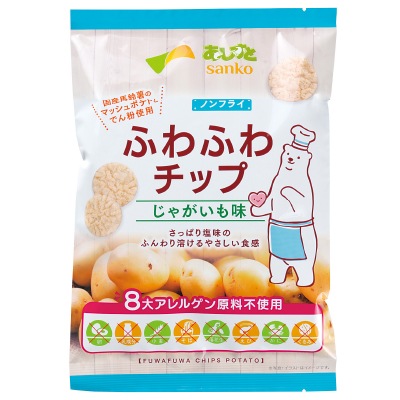 (サンコー)ふわふわチップ・じゃがいも味20g