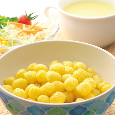 (サンコー)とうもろこしでつくったパフスナック・塩味55g