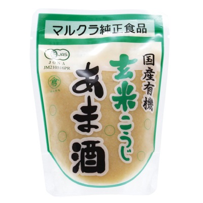 (マルクラ)国産有機玄米こうじあま酒250g