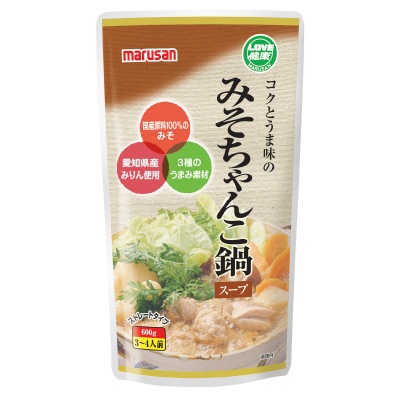 (マルサン)コクとうま味のみそちゃんこ鍋スープ600g