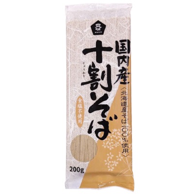 ムソー)国内産・十割そば200g | 安心の無添加、オーガニック
