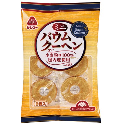 (サンコー)ミニバウムクーヘン6個