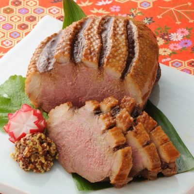 予約【単品おせち：冷凍】青森産本鴨ロース煮240g