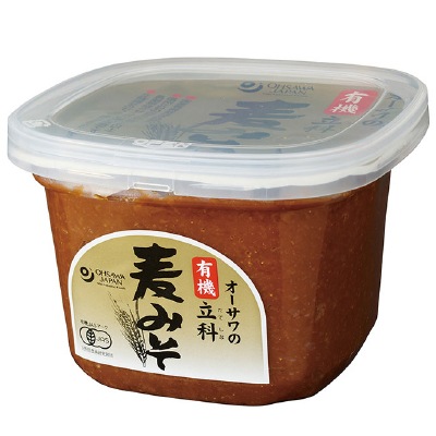 (オーサワ)有機立科麦みそ650g【店舗取扱】