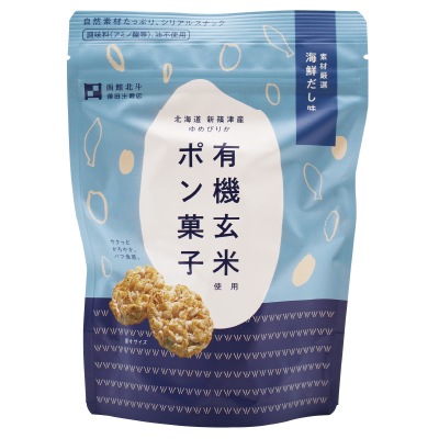 (澤田米穀店)有機玄米使用ポン菓子･海鮮だし味27g