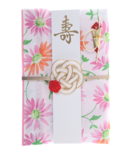 ご祝儀袋 結姫 musubime 白梅(コットン)花(白)