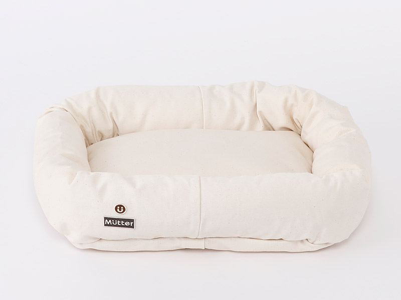 犬用ベッド＞デニムスクエアベッド｜オーガニックコットンのミュッター