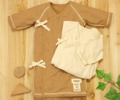ベビー服【天竺長肌着】(50-60cm)