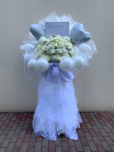 バルーンスタンド花1段｜すべての商品｜むつ美花店