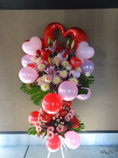 バルーンスタンド花｜バルーンスタンド花｜むつ美花店