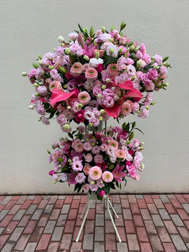 5万円台 2段スタンド花の参考写真