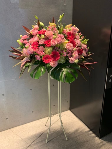 スタンド花1段｜スタンド花｜むつ美花店