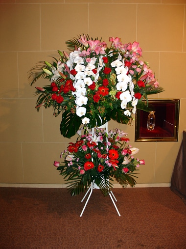 スタンド花2段｜すべての商品｜むつ美花店