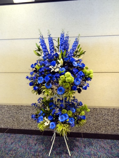 スタンド花2段｜スタンド花｜むつ美花店