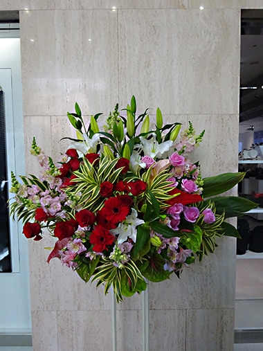スタンド花1段｜スタンド花｜むつ美花店