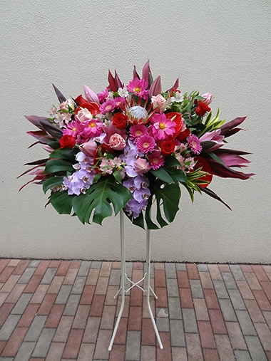 スタンド花1段｜スタンド花｜むつ美花店