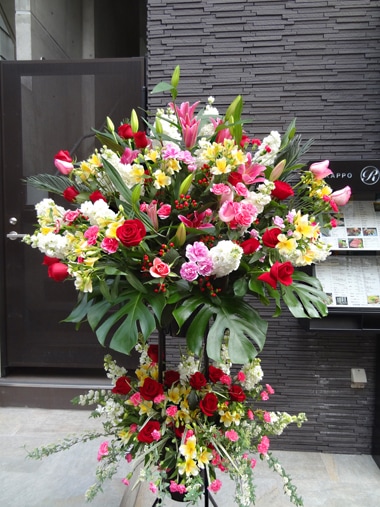 スタンド花2段｜すべての商品｜むつ美花店