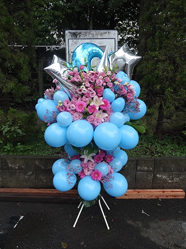 バルーンスタンド花2段｜すべての商品｜むつ美花店