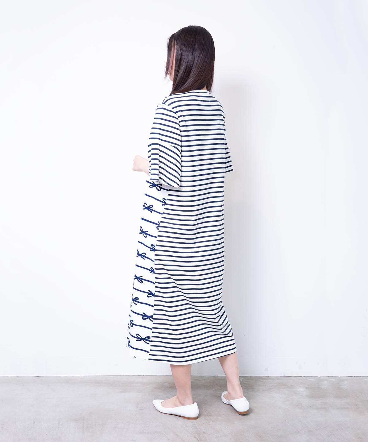 リボンボーダーワンピース すべての商品 Muveil リボンボーダーワンピース すべての商品 Muveil