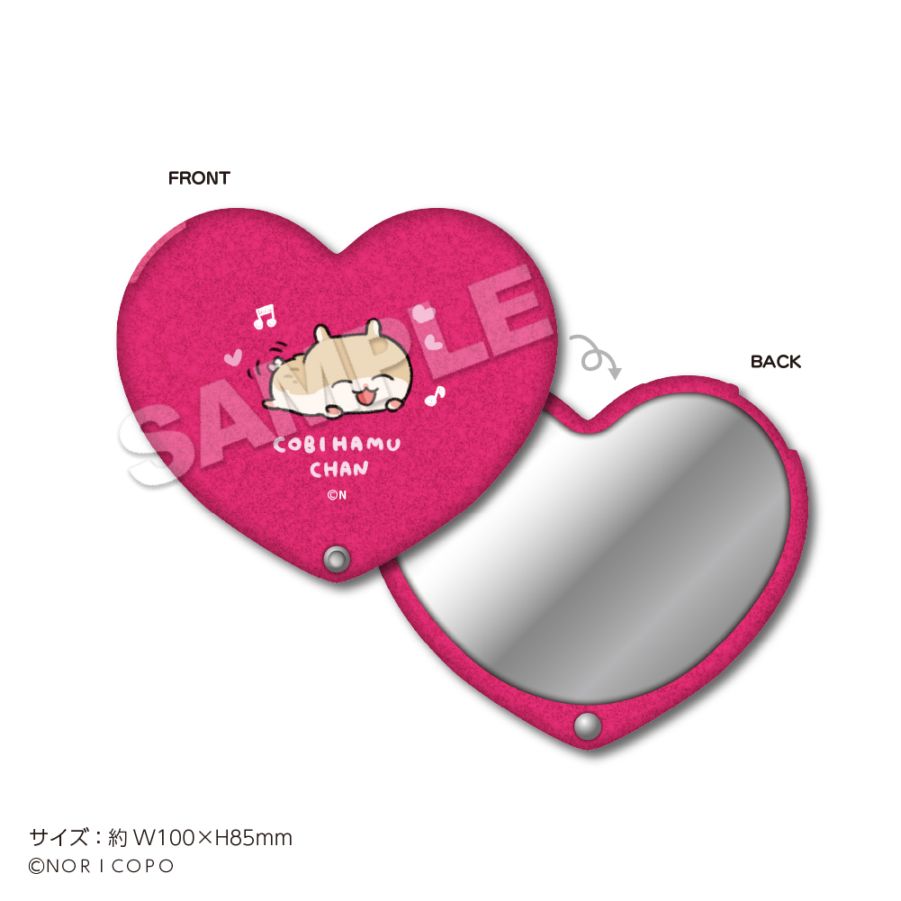 クソハムちゃん」ハートミラー コビハム ピンク | クリエイター