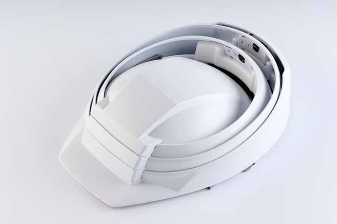 防災ヘルメット IZANO ホワイト | 追加オプション | MIYABIWORKS