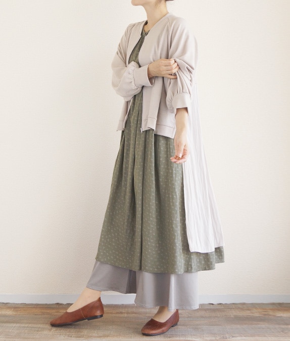 【アウトレットSALE70%OFF】ブルゾン風カーデ
