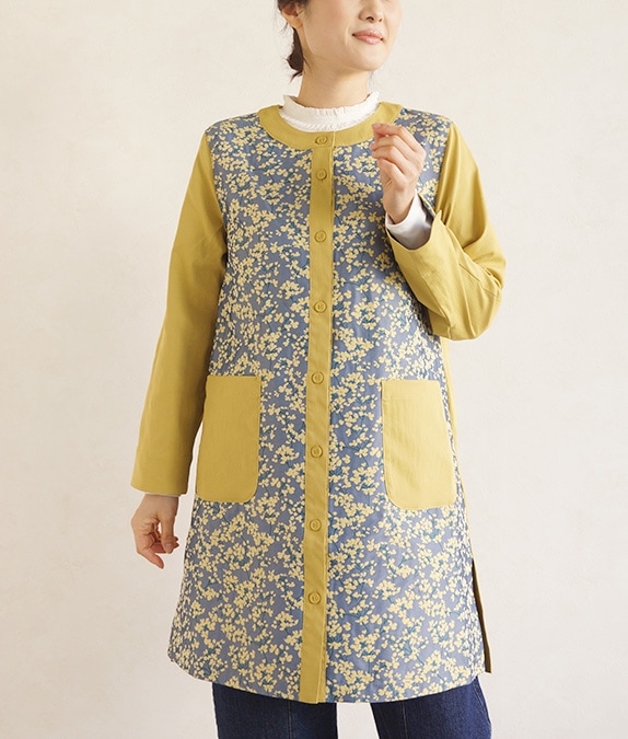 【アウトレットSALE70%OFF】菜の花ジャカードジャケット