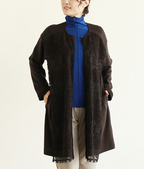 【アウトレット均一】モールレースカーディガン