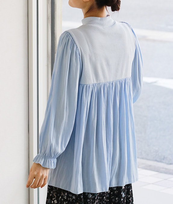 【アウトレットSALE70%OFF】コットンリブプルオーバー