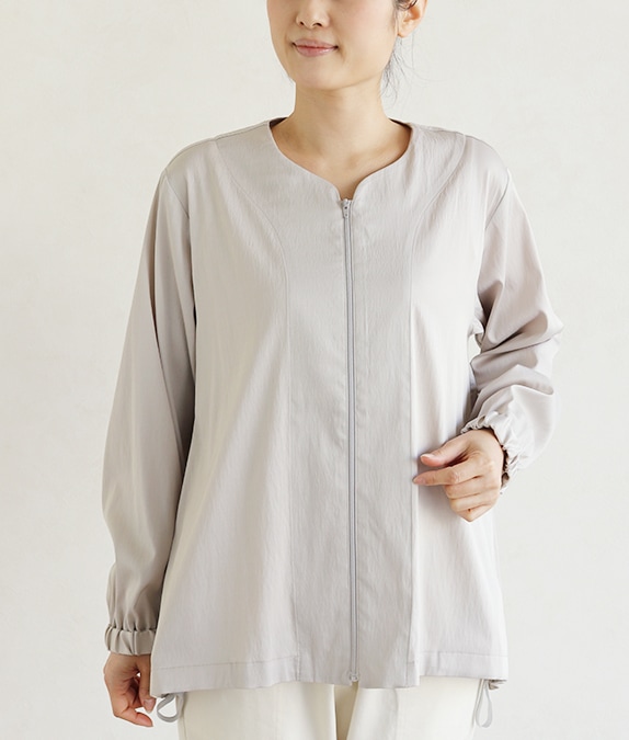 【再値下げSALE70%OFF】シルキータッチブルゾン