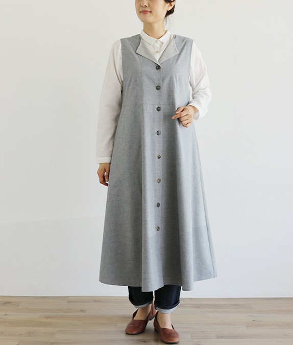 【再値下げSALE70%OFF】大人のジャンスカワンピ