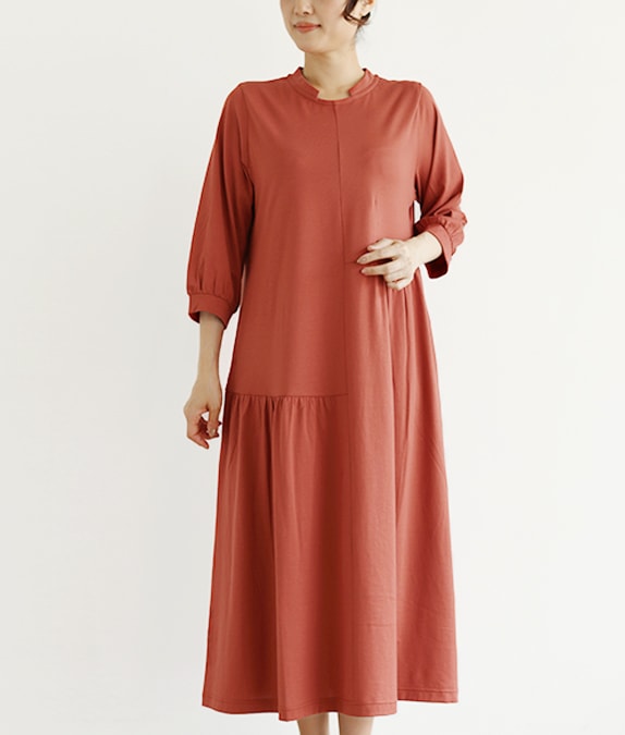 最終値下げ OLUN（ollun） ドレープロングティアードワンピース ティアードトレーナーワンピース – LILA & CITTA ONLINE SHOP