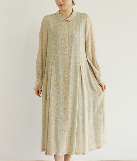 【アウトレット均一】タックワンピース