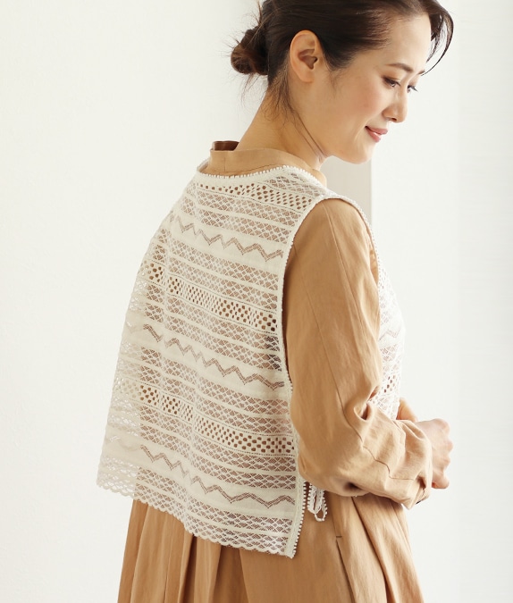 【アウトレット均一】ラッセルレースベスト