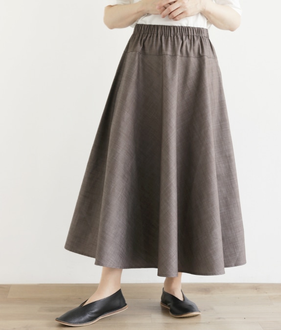 【SALE50%OFF】たっぷりフレアースカート