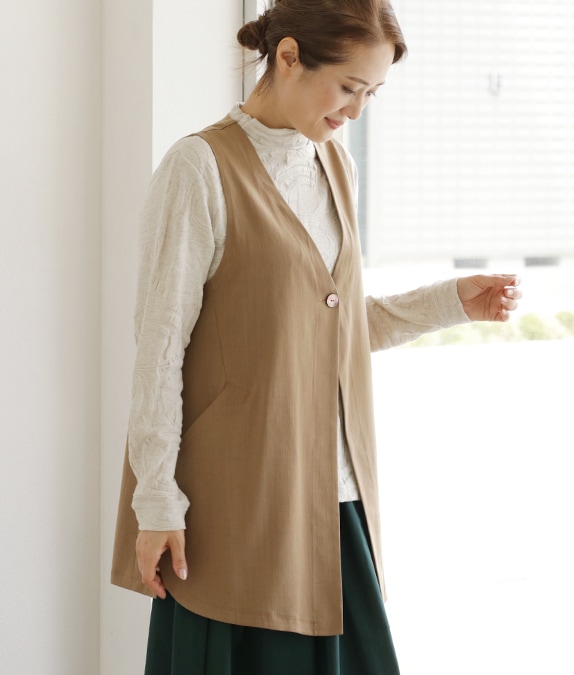 【SALE20%OFF】おとなデニムベスト