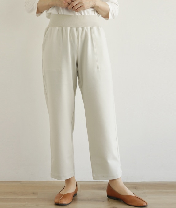 【1/14(水)10時～1/26(月)13時迄優待価格15％OFF】ウエストリブ起毛パンツ