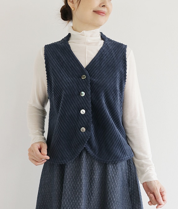 【SALE30%OFF】親子コーデュロイベスト