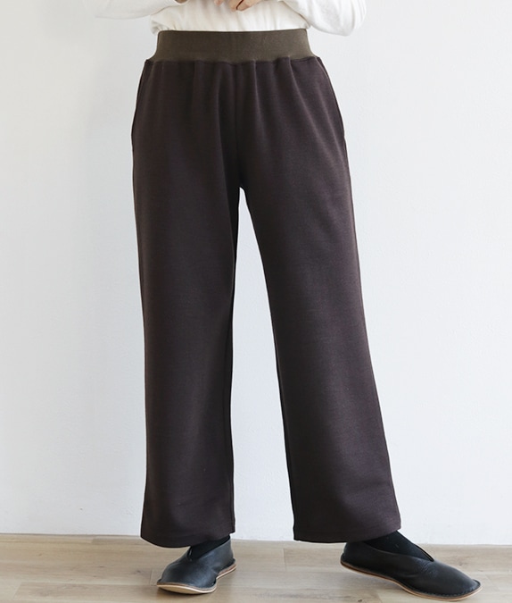 【SALE30%OFF】ポンチウエストリブパンツ