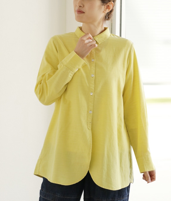 【SALE30％OFF】綿＆ウール製品染ブラウス