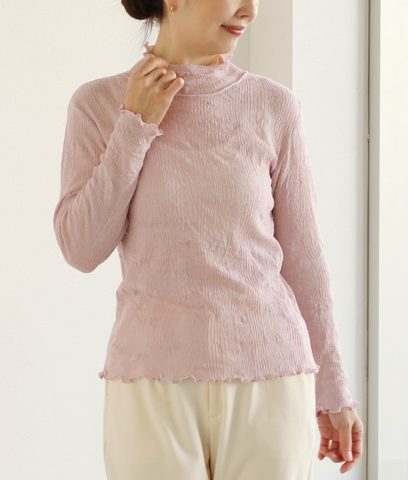 【SALE50%OFF】ガーゼテレコメロープルオーバー