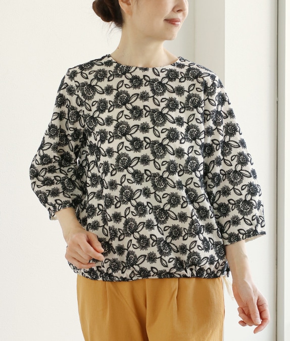 【SALE30%OFF】ブラウジングレースブラウス