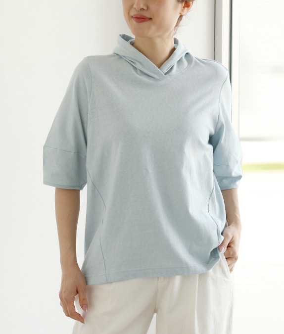 【SALE40%OFF】ラフィー天竺プルオーバー