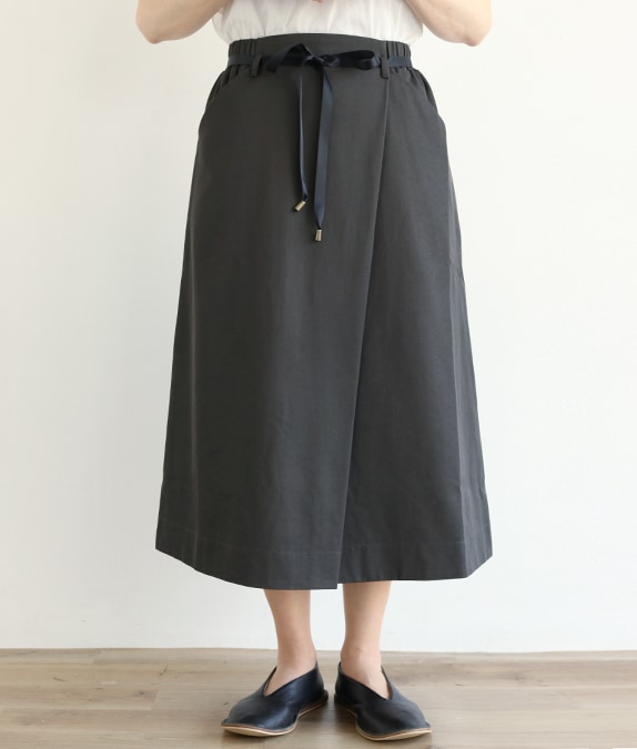 【SALE50%OFF】ラップ風スカート
