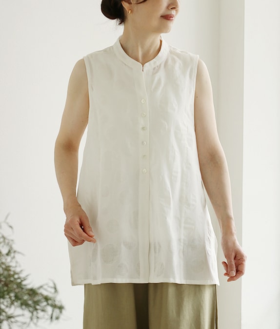 【SALE40%OFF】塩縮ドットベスト