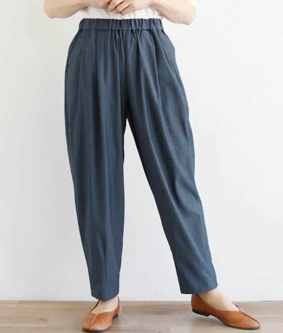ゆったりタックパンツ