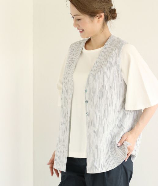 【SALE30%OFF】タックドビーベスト